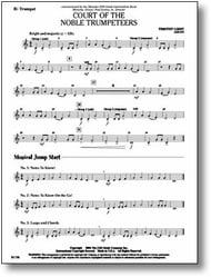 cover Court of the Noble Trumpeteers Concert Band sheet music cover